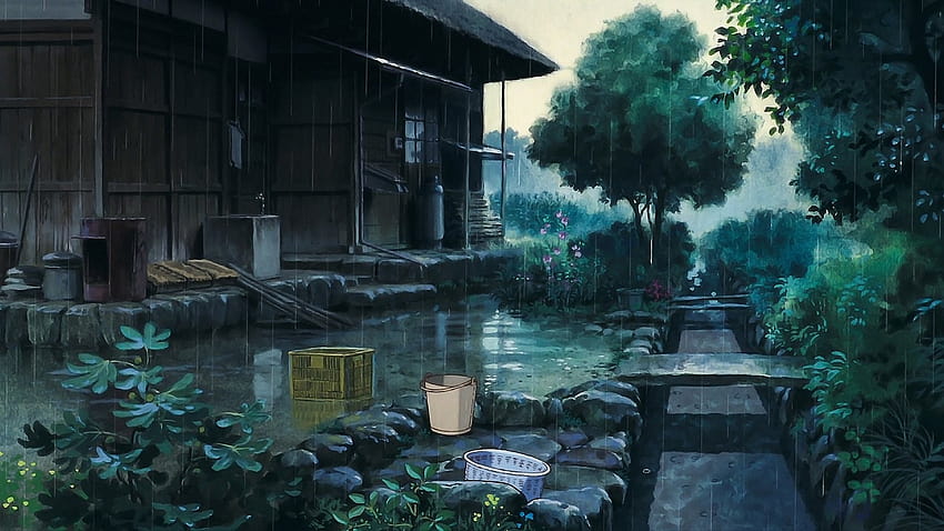 for theme: house », anime neighborhood HD wallpaper