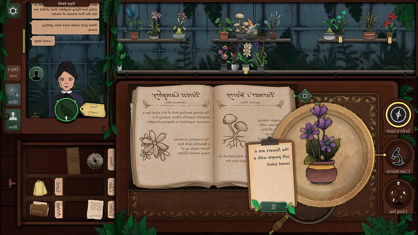 Become a plant detective in this occult botany shop puzzle game next week!, strange horticulture HD wallpaper