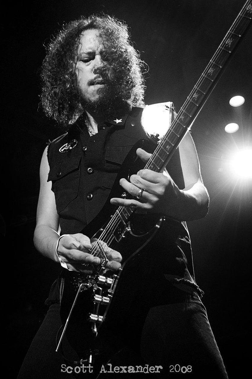 Metallica: Kirk Hammett, doğrudan kameradan HD telefon duvar kağıdı