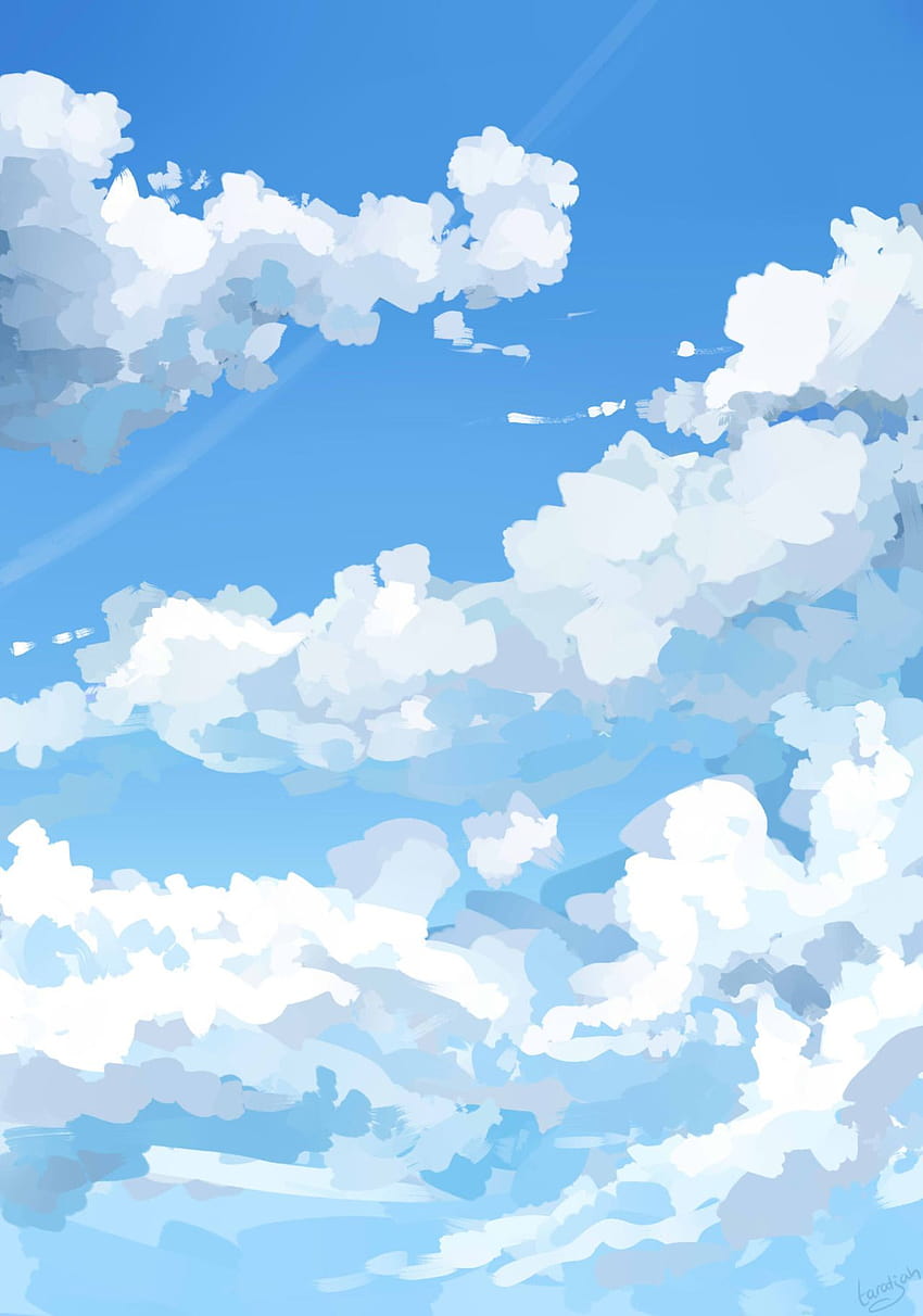 Anime Clouds Aesthetic, sky aesthetic anime HD phone wallpaper | Pxfuel