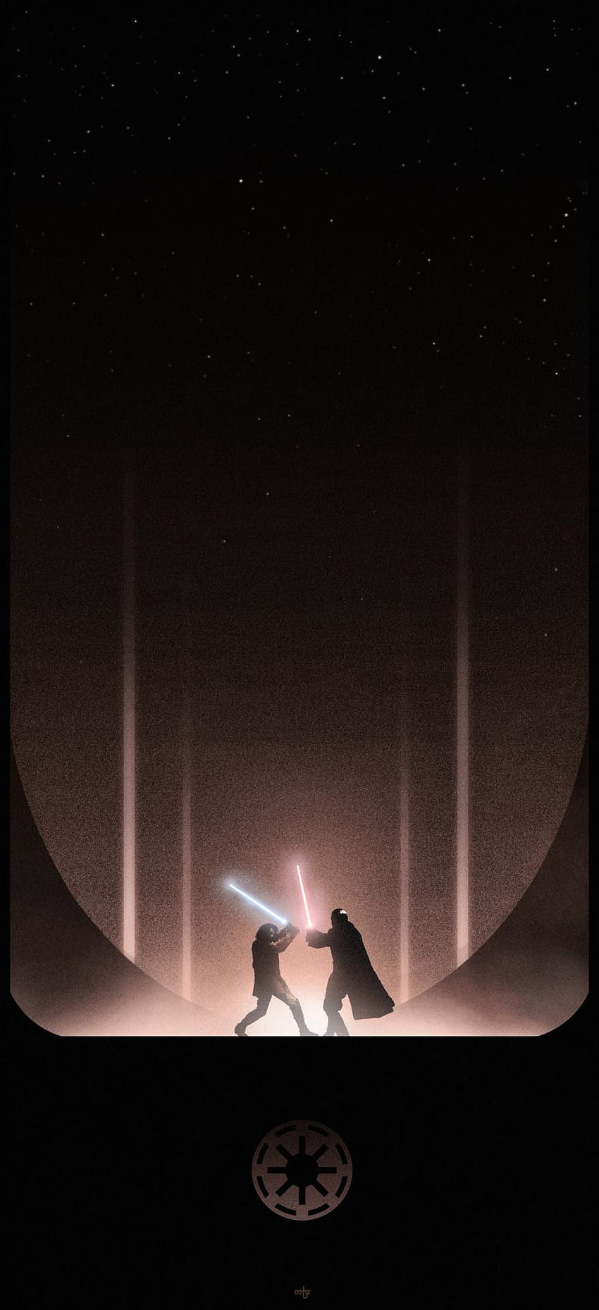Star Wars Lightsaber Duel, gwiezdne wojny bitwy na miecze świetlne Tapeta na telefon HD