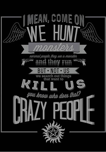 Supernatural quote HD wallpapers | Pxfuel