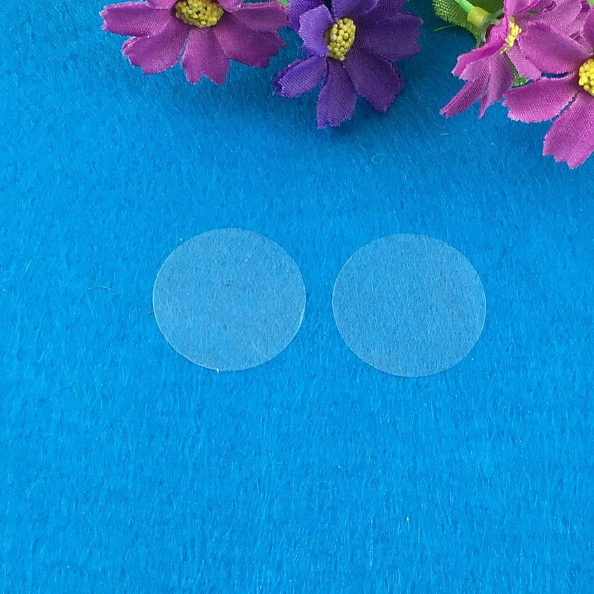 500PCS 28mm Clear Blank Round Stickers Label Transparent PVC Labels, kosong HD phone wallpaper