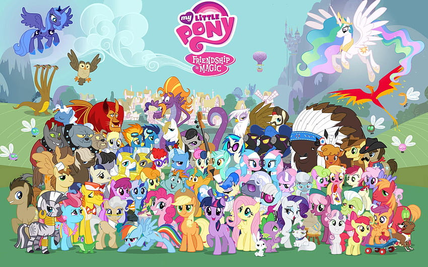 762 My Little Pony: Friendship is Magic, ponies HD wallpaper