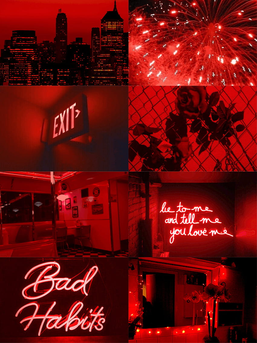 Red glow aesthetic HD wallpapers | Pxfuel