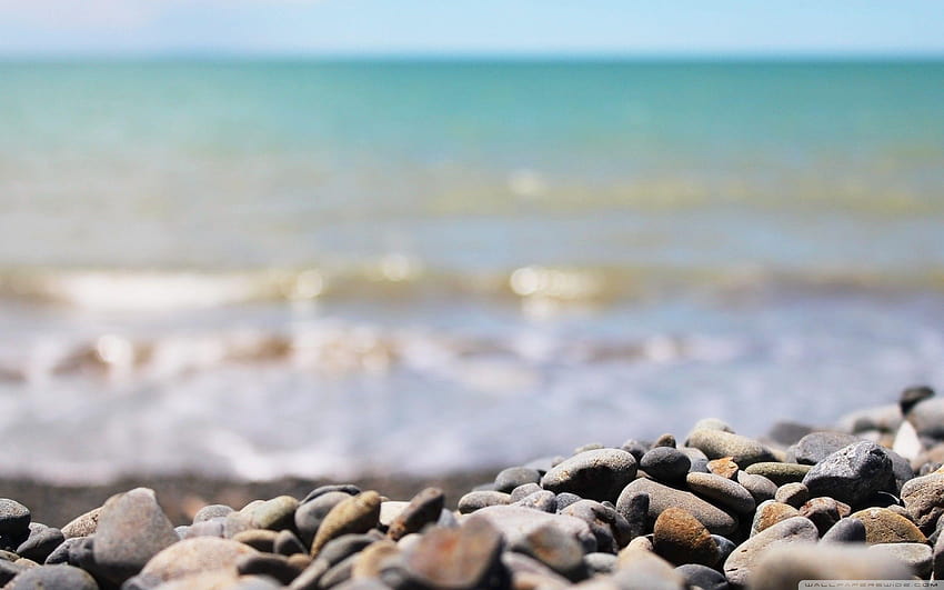 Żwir na plaży: wysoka rozdzielczość Tapeta HD