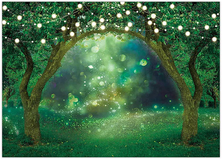 Amazon : Funnytree 7x5FT Spring Enchanted Garden Backdrop Forest Fairy Wonderland Woodland Backgrounds Wedding Baby Shower Birtay Party Banner Cake Smash Decor Studio Portrait Prop booth Gift Favors : Electronics, spring fantasy forest HD wallpaper