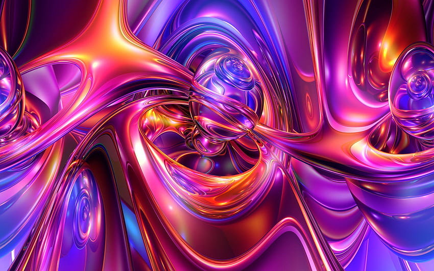 3D Twist Full and Backgrounds, colorful 3d abstract HD wallpaper