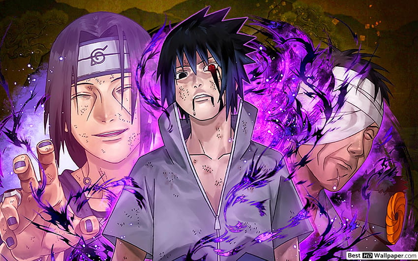 Sasuke Uchiha and Itachi from Naruto Shippuden for, itachi purple HD  wallpaper | Pxfuel