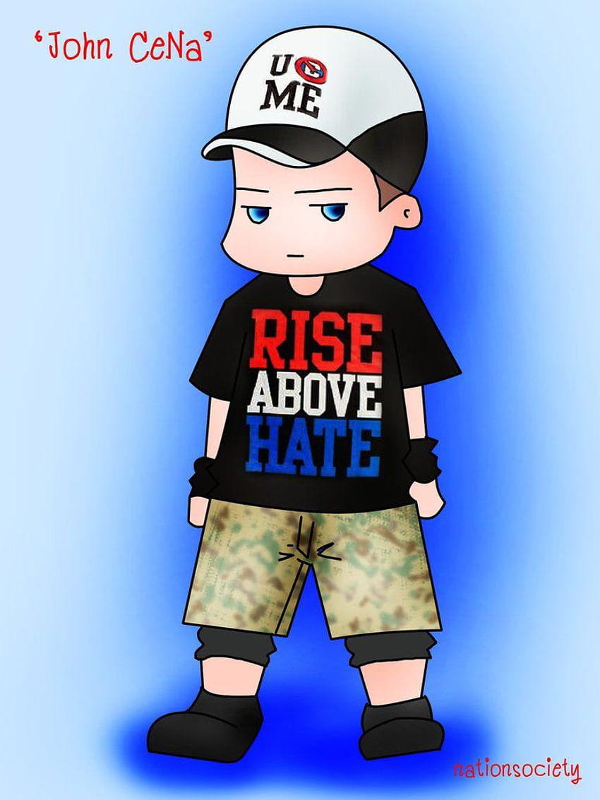 Rise Above Hate Chibi by calaway, 존 시나 라이즈 위 헤이트 HD 전화 배경 화면