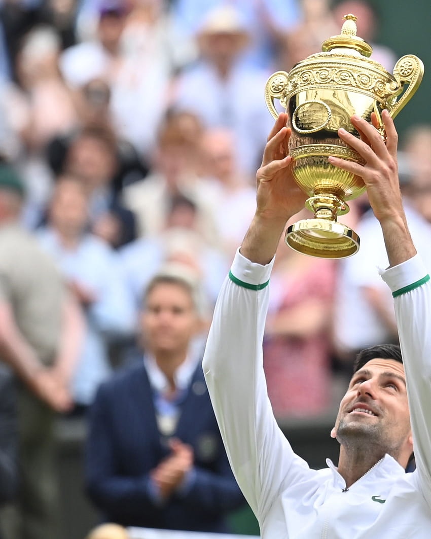 Factbox: Juara tunggal putra Wimbledon Novak Djokovic, juara wimbledon novak djokovic 2022 wallpaper ponsel HD