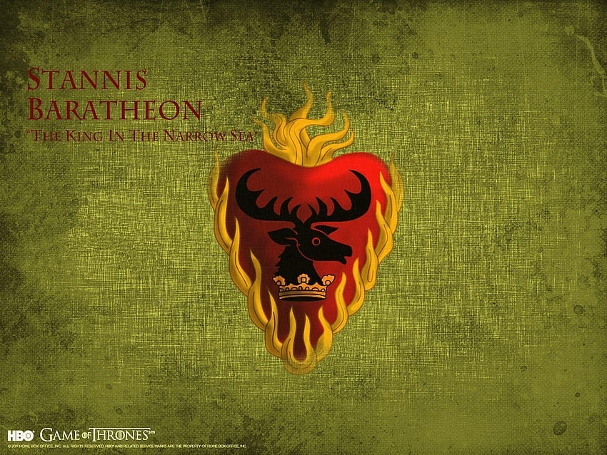 Game Of Thrones Sigil House Baratheon Wallpapers HD / Desktop and Mobile  Backgrounds