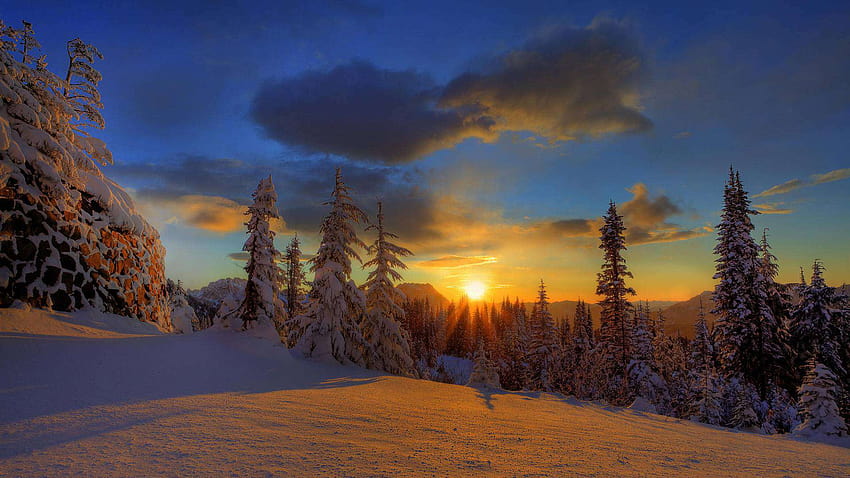 Snow Sun, winter sun HD wallpaper | Pxfuel