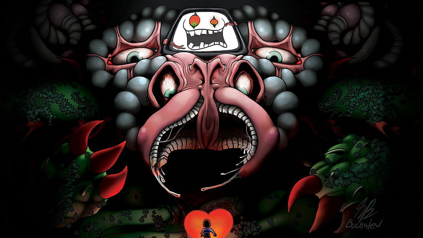 Flowey posted by Christopher Anderson, omega flowey HD wallpaper