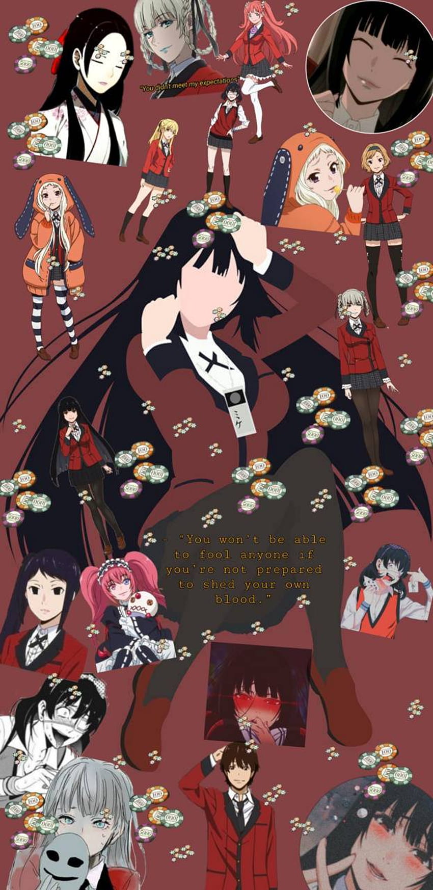 Jabami Yumeko aesthetic anime kakegurui uwu HD phone wallpaper  Peakpx