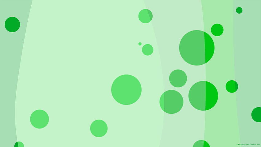 Bubbles, green, simple, green simple HD wallpaper
