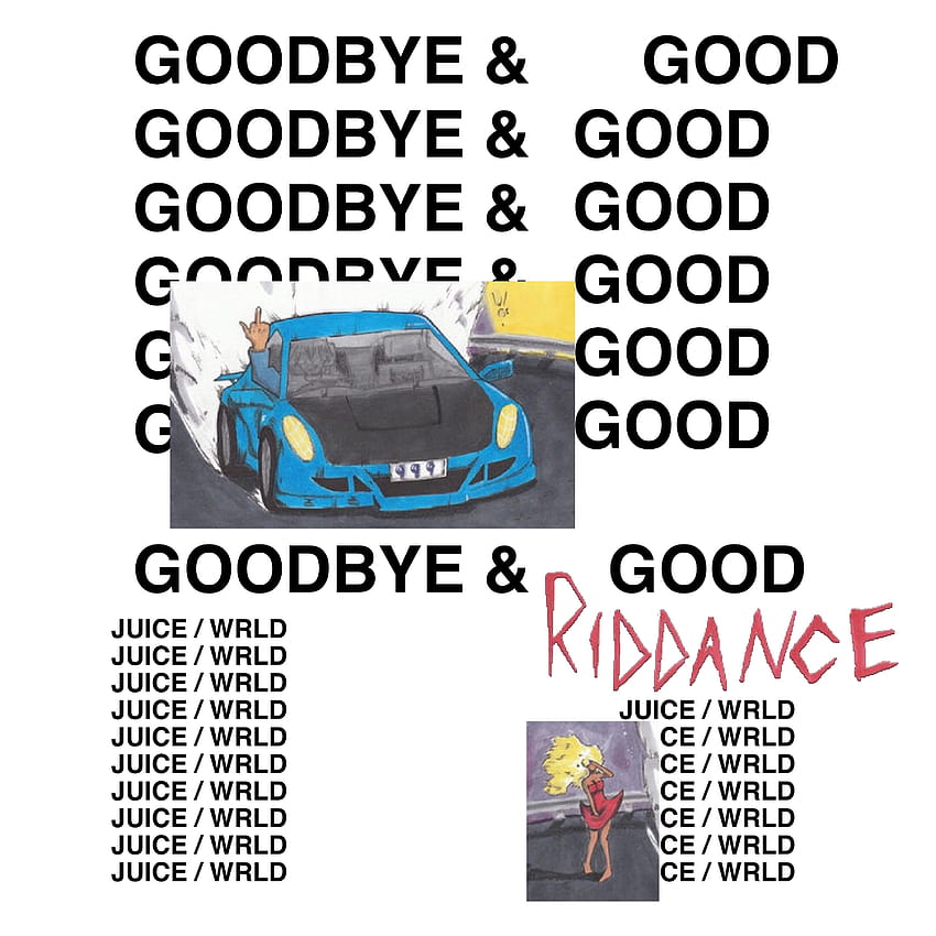 Goodbye & Good Riddance cover no estilo de Kanye West's The Life of Pablo : r/JuiceWRLD, juice wrld adeus boa viagem Papel de parede de celular HD