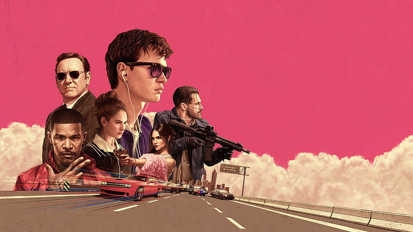 Baby Driver, Action, Criminalité, , 2017, Cinéma Fond d'écran HD