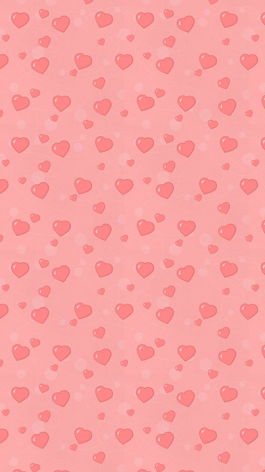 DOTKNIJ I POBIERZ APLIKACJĘ! Wzór Święta Dziewczęca Romantyczna Miłość Serca Różowy iPhone 5 Wa…, wzór miłosny Tapeta na telefon HD