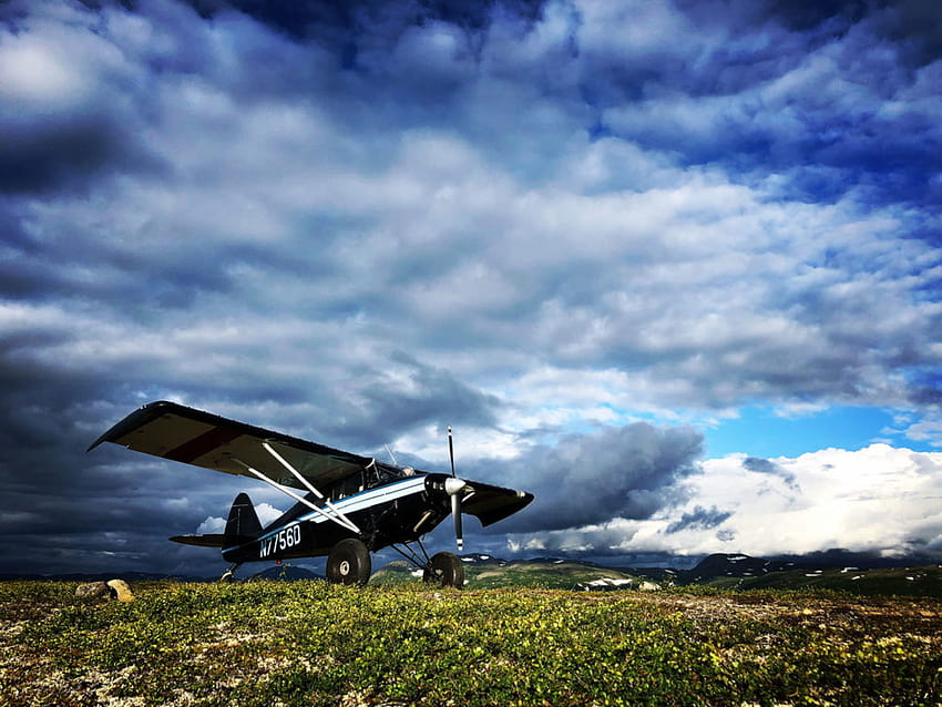 Treffen Sie den alaskischen Buschpiloten Leighan Falley, ein Buschflugzeug HD-Hintergrundbild