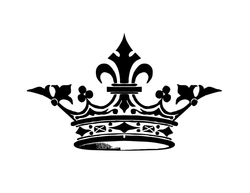Black King Crown on Dog, simbol raja Wallpaper HD