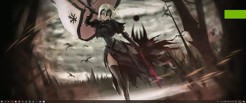 Engine Animated Jeanne D Arc Alter Fate Grand Order, jeanne darc HD wallpaper
