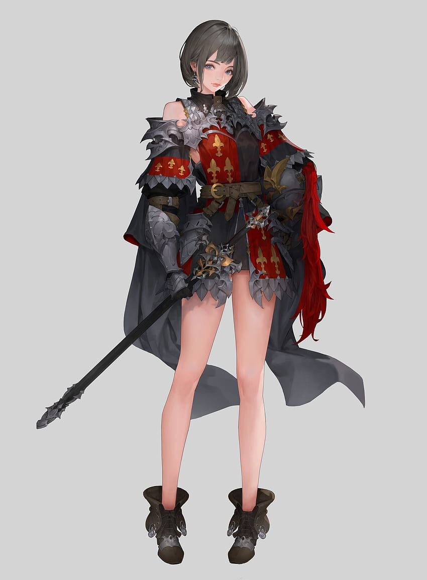 stabilityaistablediffusion  Anime GIRL wearing armordarks souls