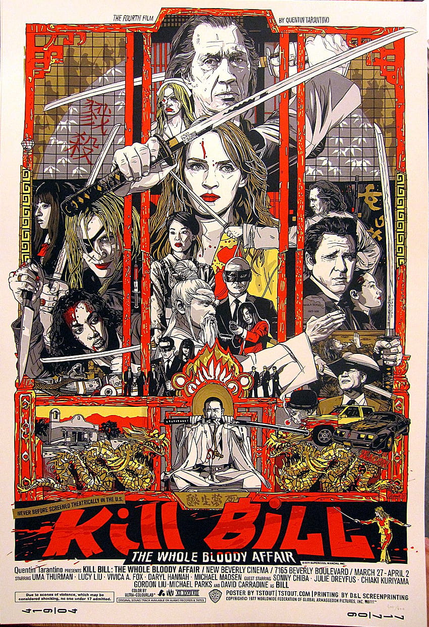 Kill Bill Quentin Tarantino Film Afişleri 1070×1564, eski posterler HD telefon duvar kağıdı