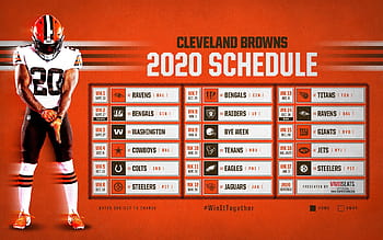 2021-2022 Cleveland Browns Wallpaper Schedule