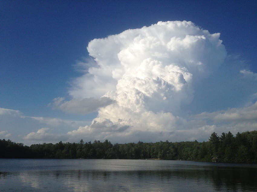 Rensselaer Plateau Life: Cumulonimbus Cloud, nuvens cumulonimbus papel de parede HD