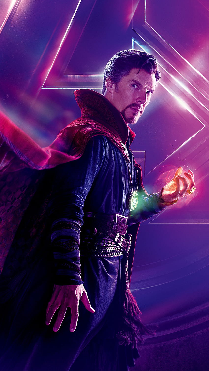 6092956 / 1080x1920 doctor strange, avengers infinity war, 2018 movies, movies, , poster, for Iphone 6, 7, 8, dr strange neon HD phone wallpaper