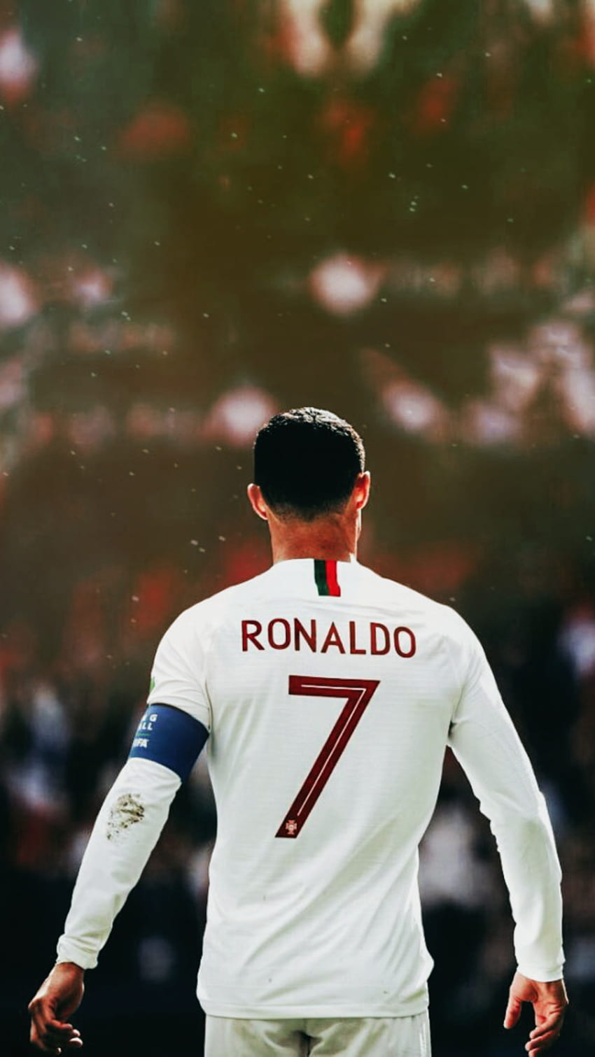 Download Standing And Facing The Back CR7 3D Wallpaper | Wallpapers.com