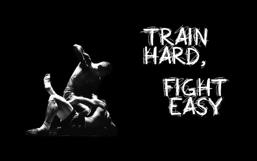 Train Hard Fight Easy, kickboxing HD wallpaper