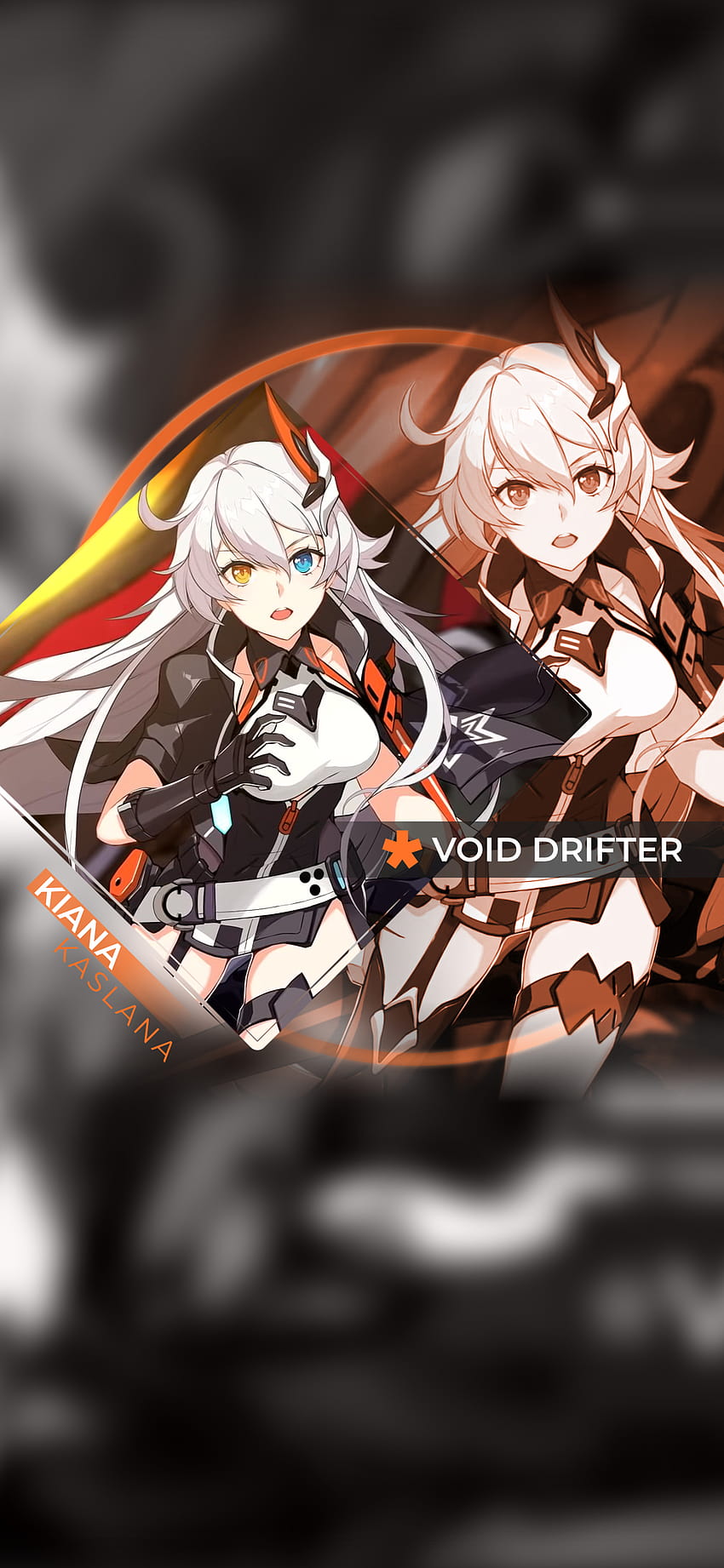 Void Drifter Honkai Impact 3, pemilik estetika kekosongan wallpaper ponsel HD