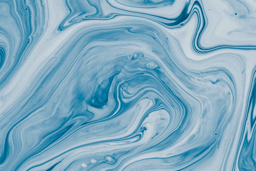 Blue Swirls Mural Spray and Stick แบบถอดได้ในปี 2022 แล็ปท็อปลายหินอ่อนสีน้ำเงิน วอลล์เปเปอร์ HD