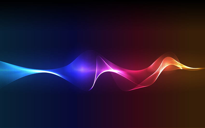 : colorful, illustration, red, lines, wavy, light, background, wave, line, computer , font 2560x1600, colorful wavy lines HD wallpaper
