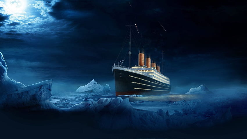 of Titanic Ship, titanic 3d HD wallpaper