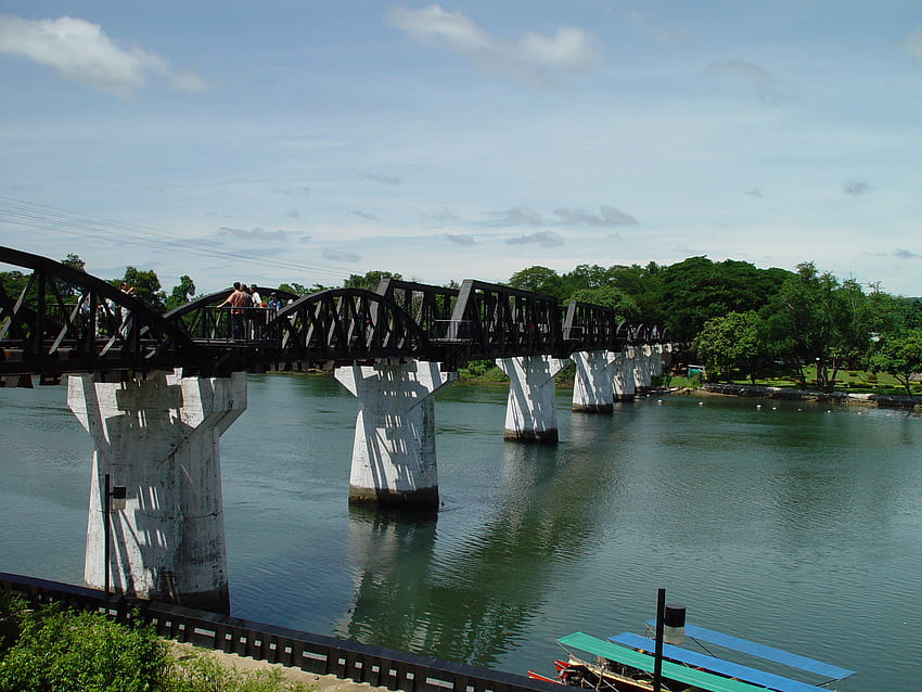 File:Bridge over River Kwai.jpg, most na rzece Kwai Tapeta HD