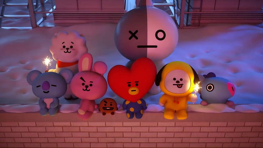 A Compilation of BT21 Animations Because Why Not, bt21 cooky HD wallpaper