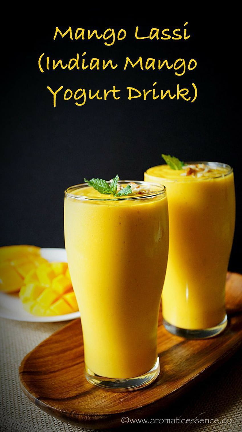 Top délicieuse recette de jus de fruits Mango Lassi Best In Fond d'écran de téléphone HD