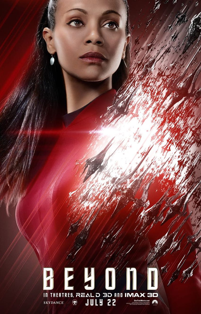 Poster Karakter 'Star Trek Beyond' Baru Dirilis: Uhura, Scotty, Kirk dan Sulu, film star trek uhura wallpaper ponsel HD