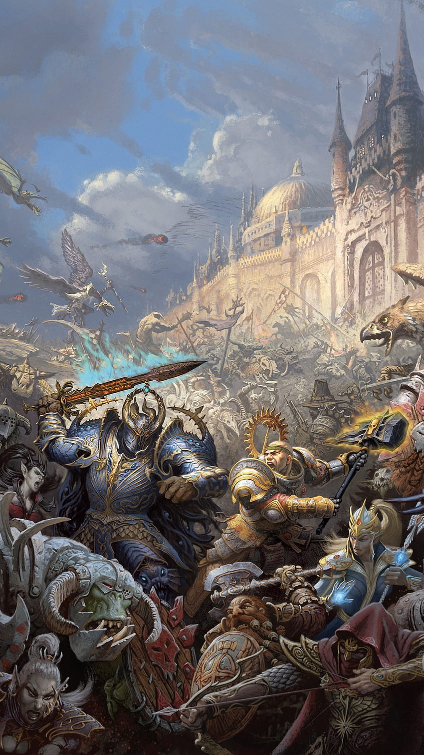 Warhammer Battle Game Iphone 6, warhammer iphone wallpaper ponsel HD
