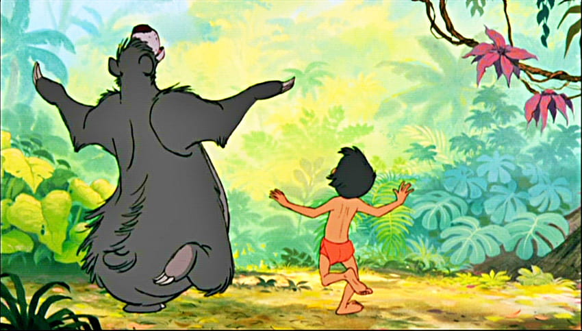 buku hutan baloo, mowgli Wallpaper HD