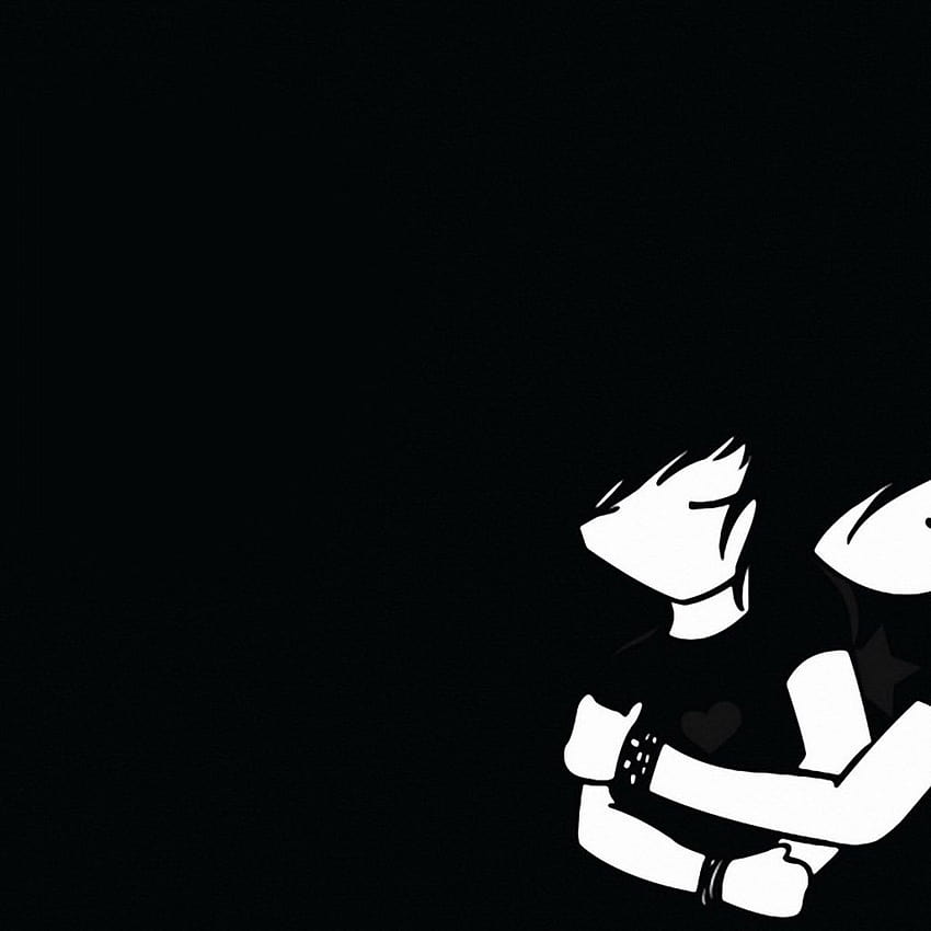 Emo Boy And Girl Holding Hands [1024x1024, 손을 잡고 있는 소년과 소녀 HD 전화 배경 화면