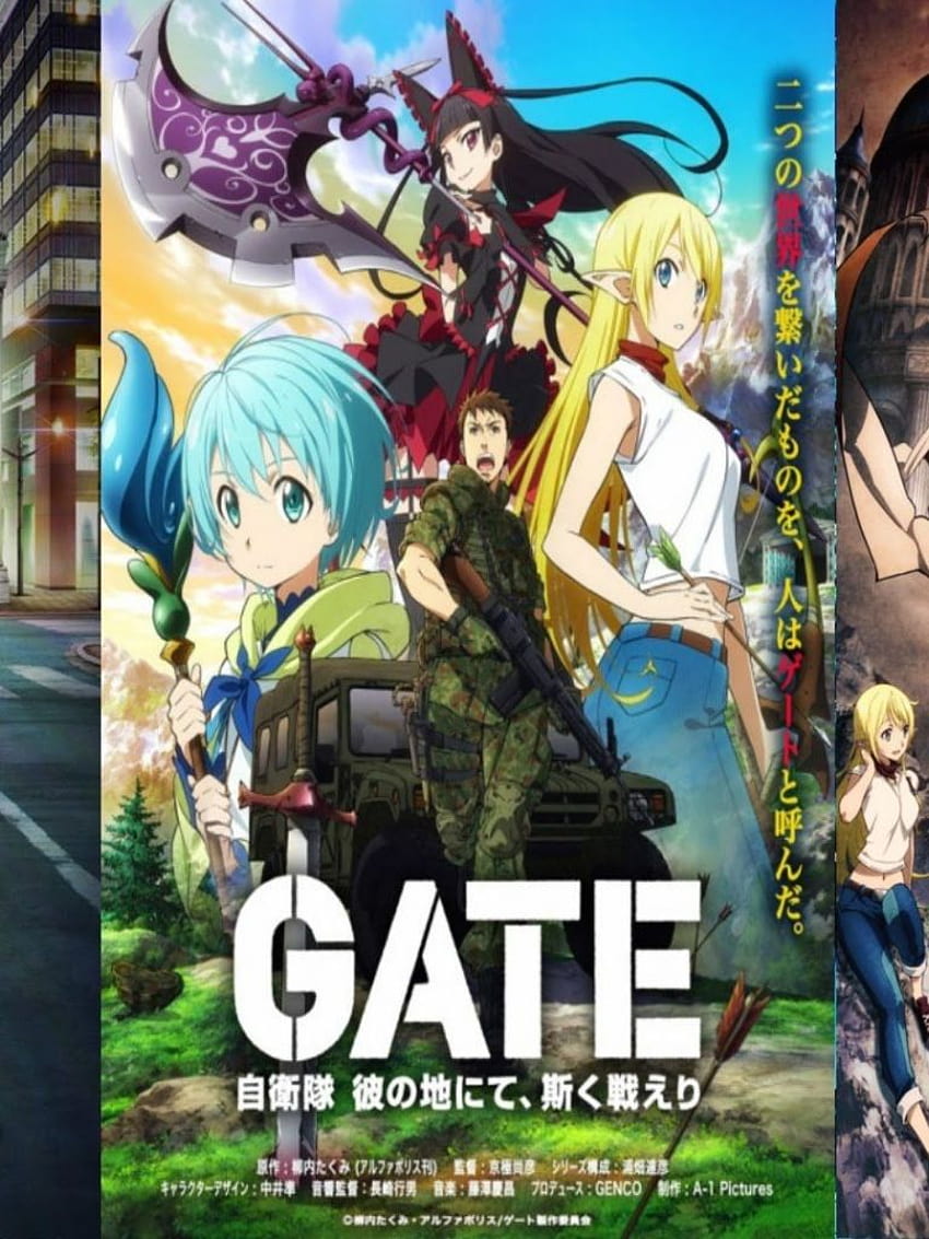 Anime Gate Jieitai Kanochi Nite Kaku Tatakaeri, gate jieitai kano chi nite  kaku tatakaeri HD phone wallpaper | Pxfuel