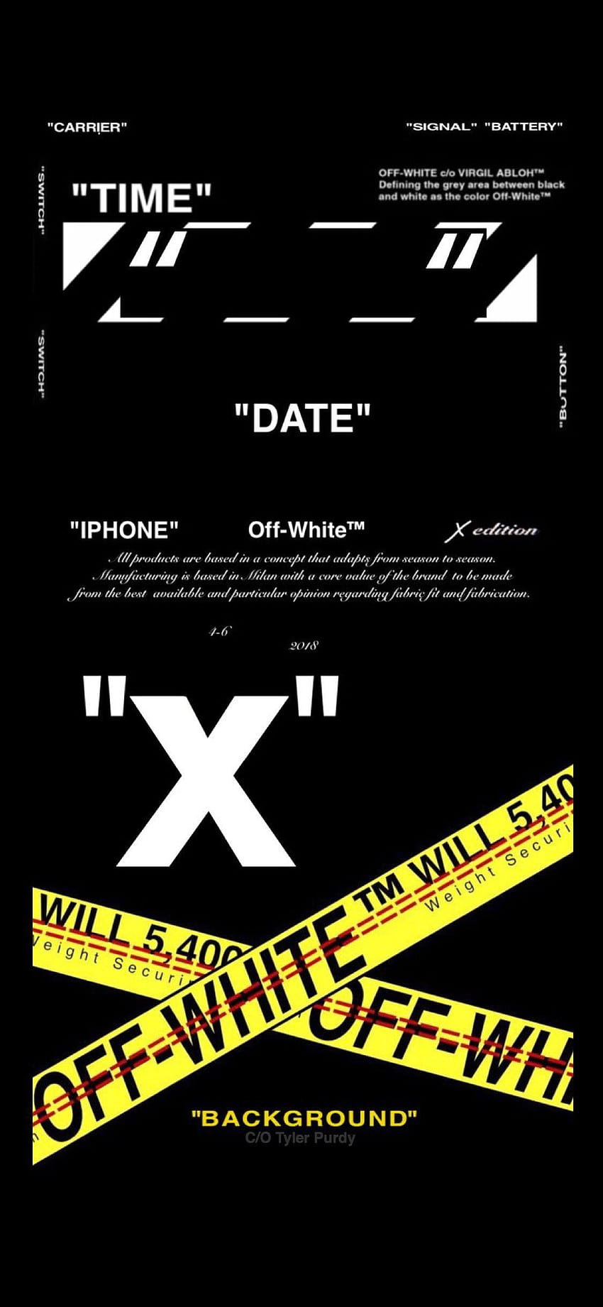 Iphone X Version Off, nike x off white HD phone wallpaper