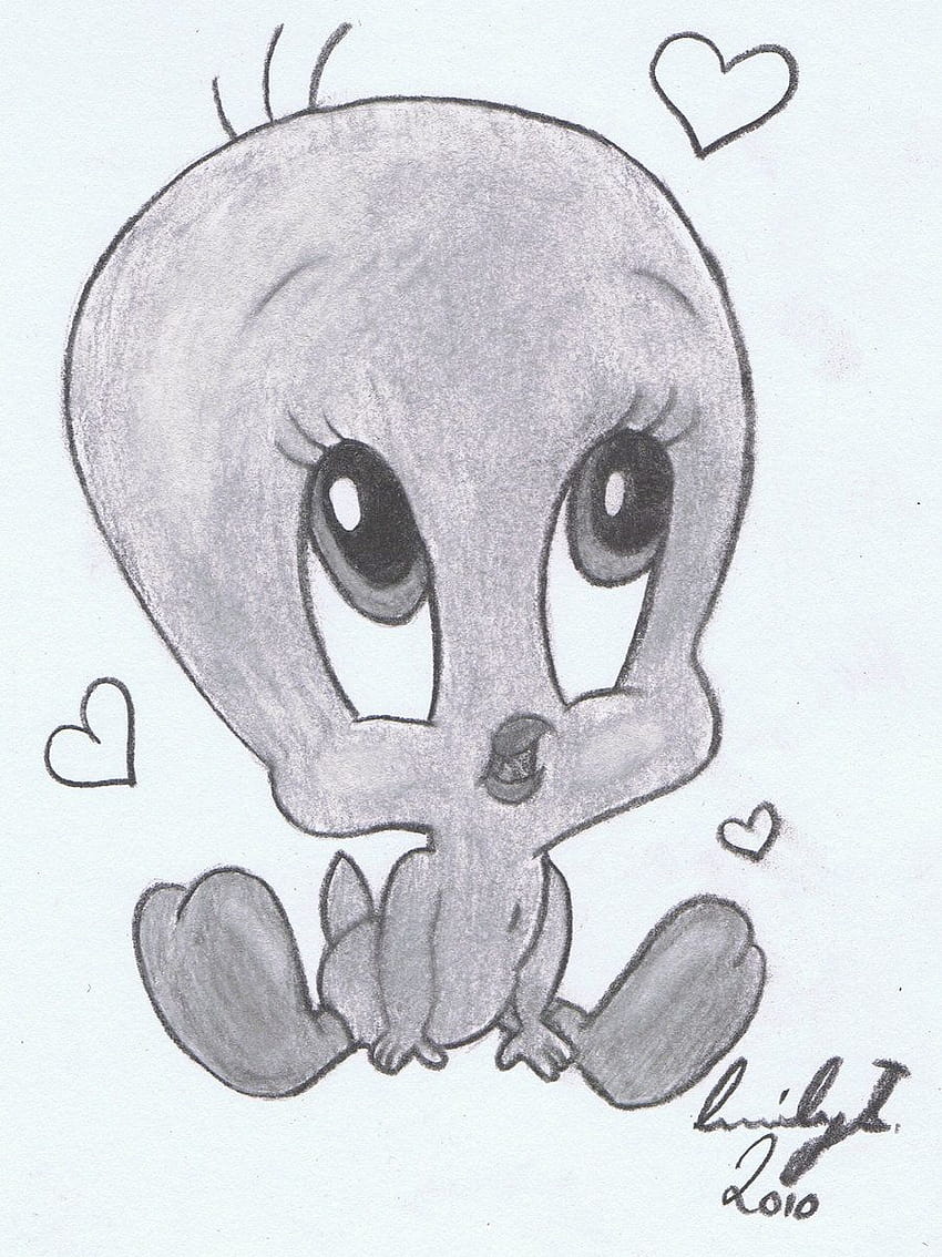 Cute lil tweety, easy pencil drawings HD phone wallpaper | Pxfuel