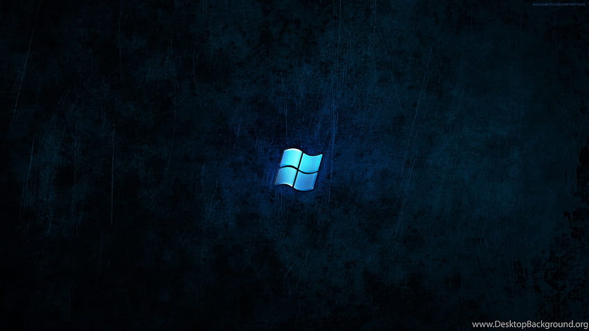 Windows Dark Blue By Malkowitch On DeviantArt Blue ... พื้นหลัง หน้าต่างสีน้ำเงินเข้ม 10 วอลล์เปเปอร์ HD