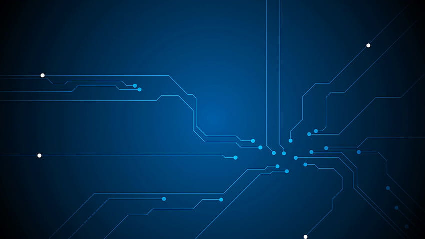 Technology Backgrounds, blue tech HD wallpaper