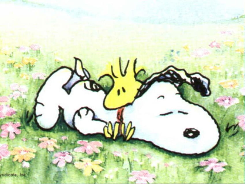 Snoopy Springtime posted by Ryan Simpson, springtime cartoon HD ...